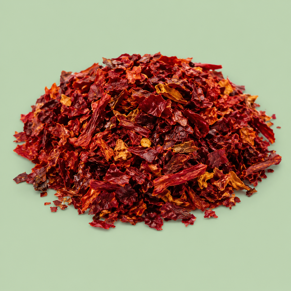 Sweet red pepper flakes (sun-dried)