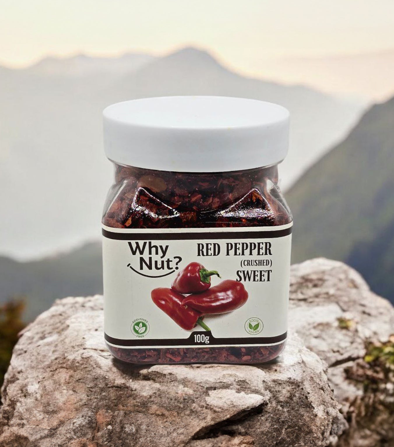 Krossad söt paprika Flingor