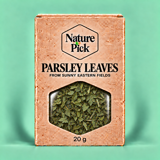Dried parsley leaves