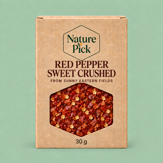 Crushed sweet pepper flakes