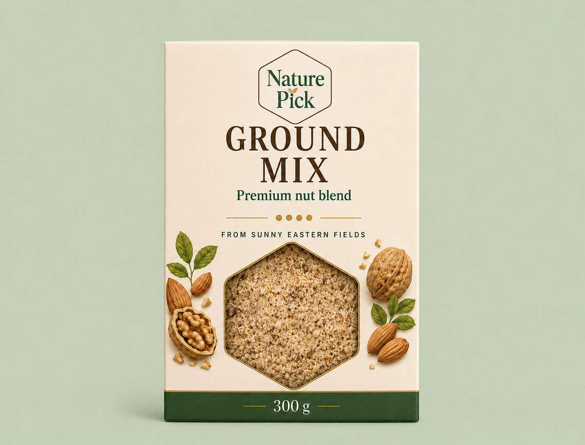 Mald mandel- och valnötsblandning 300 g – Nature Pick