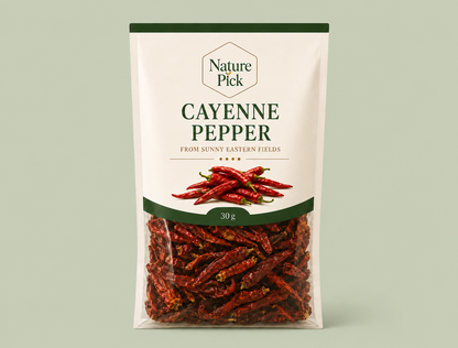 Whole cayenne peppers