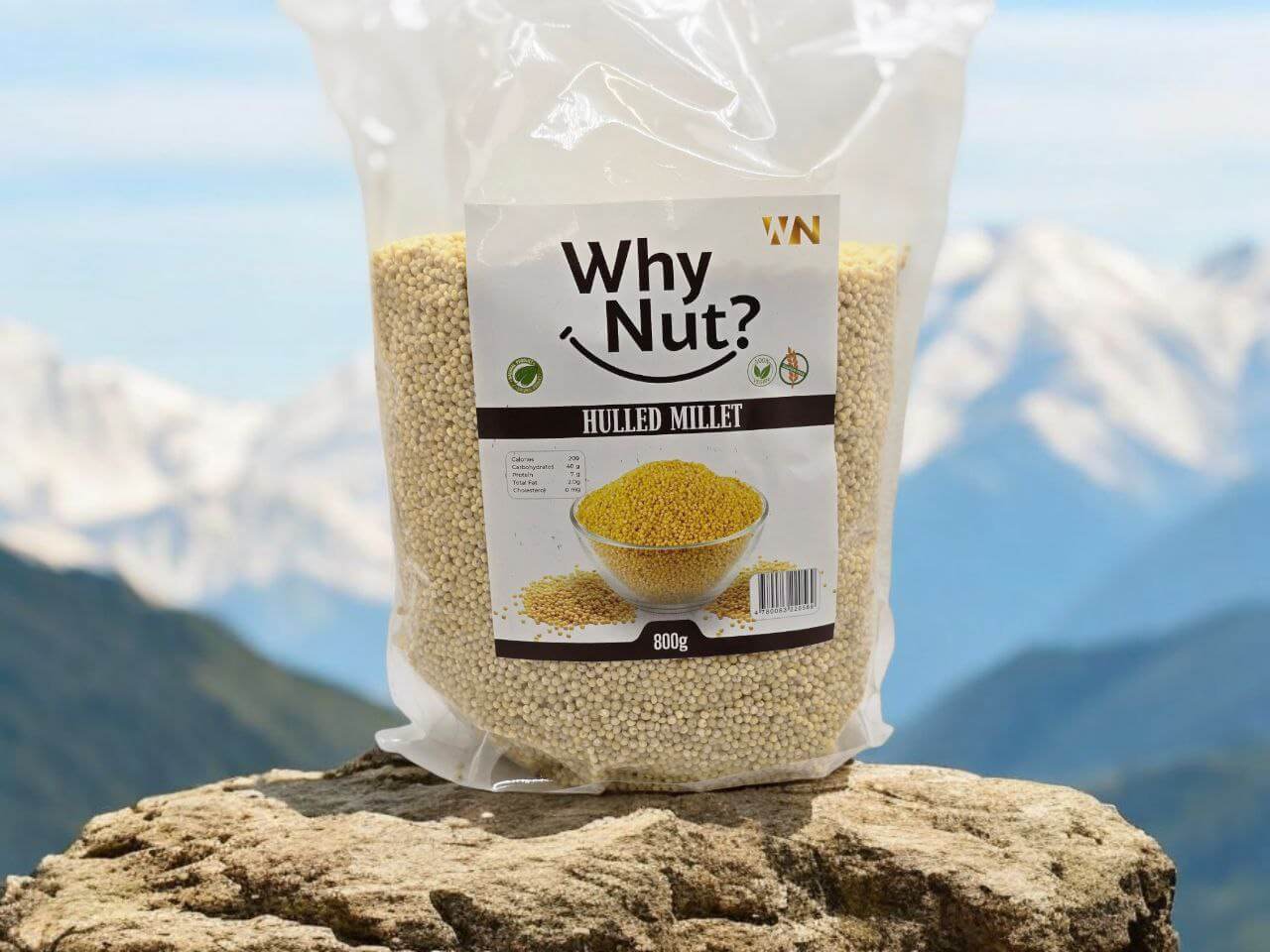 High-quality Skalade Hirsfrön (Millets) from Nature Pick Market, an excellent source of fibers, suitable for various healthy recipes like salads and breakfast porridge.