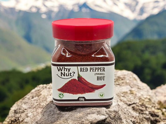 Starkt Paprikapulver by Nature Pick Market - a vibrant red spice made from strong dried red peppers, perfect for enhancing dishes with flavor and color.