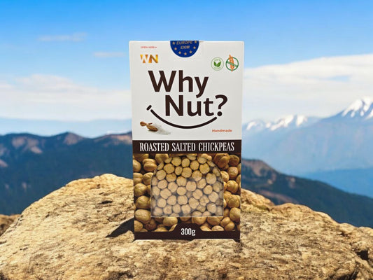 Nature Pick Market roasted and salted chickpeas, delicious and nutritious snack with high protein and fiber content